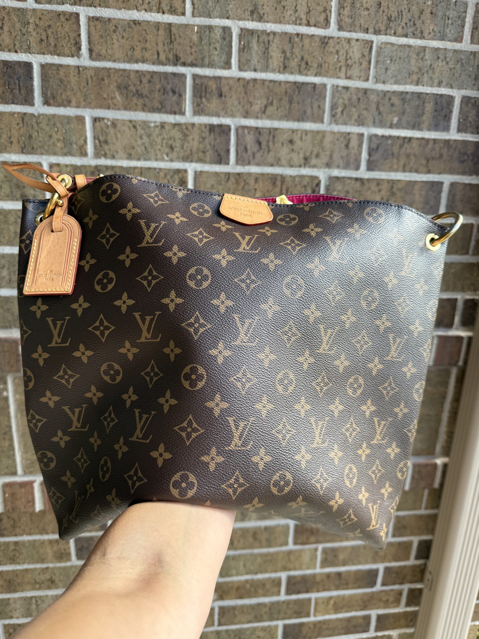 Authentic Louis Vuitton Graceful MM, Peony/Pivoine, with COA, and LV dustbag included - Image 30