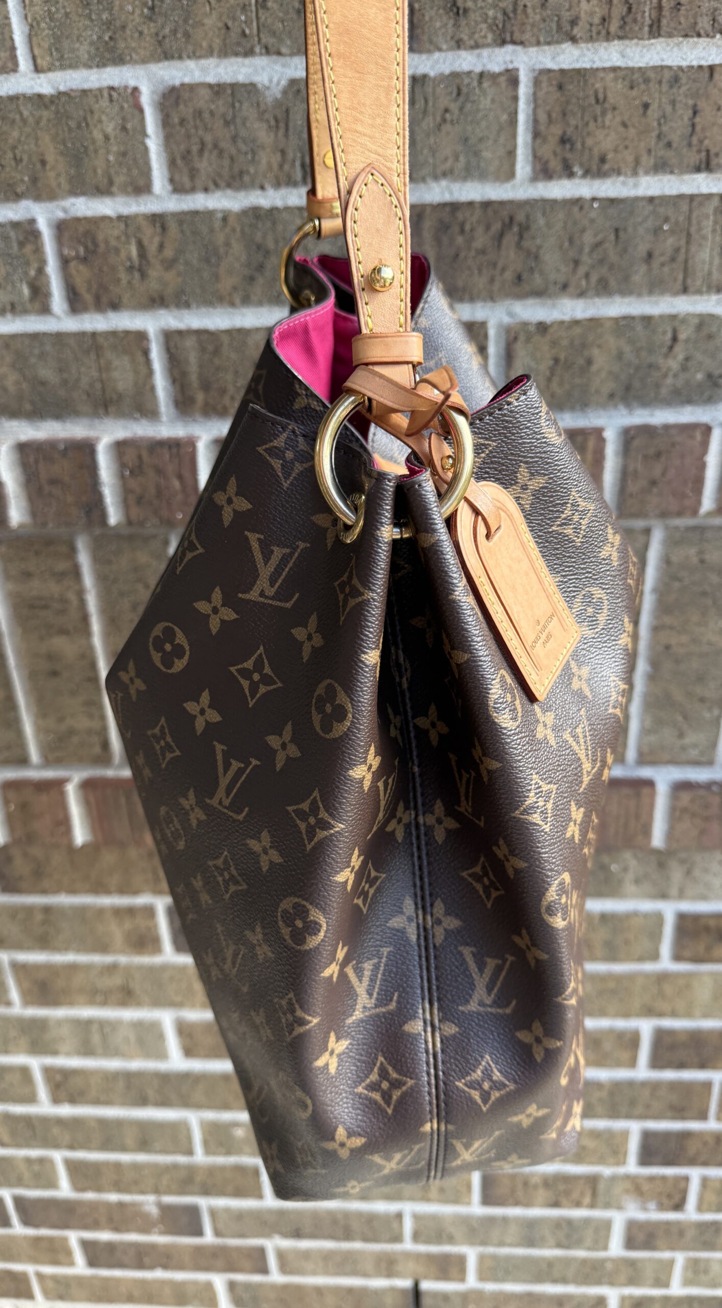 Authentic Louis Vuitton Graceful MM, Peony/Pivoine, with COA, and LV dustbag included - Image 33